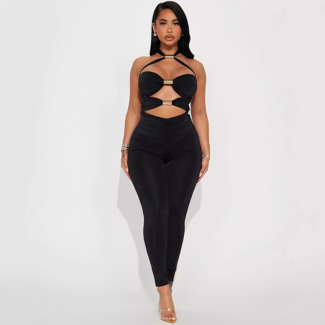 Midnight Muse Cut-Out Jumpsuit